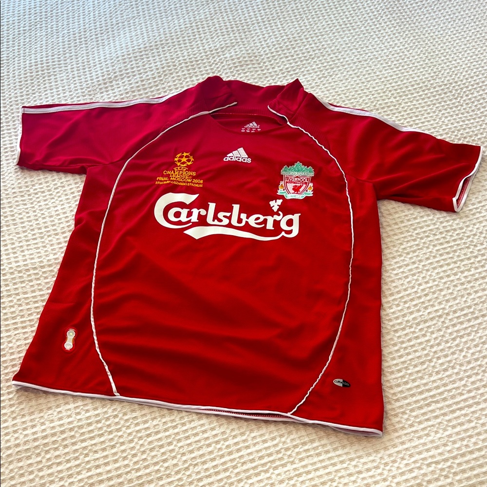 Adidas Liverpool FC Red and White Jersey